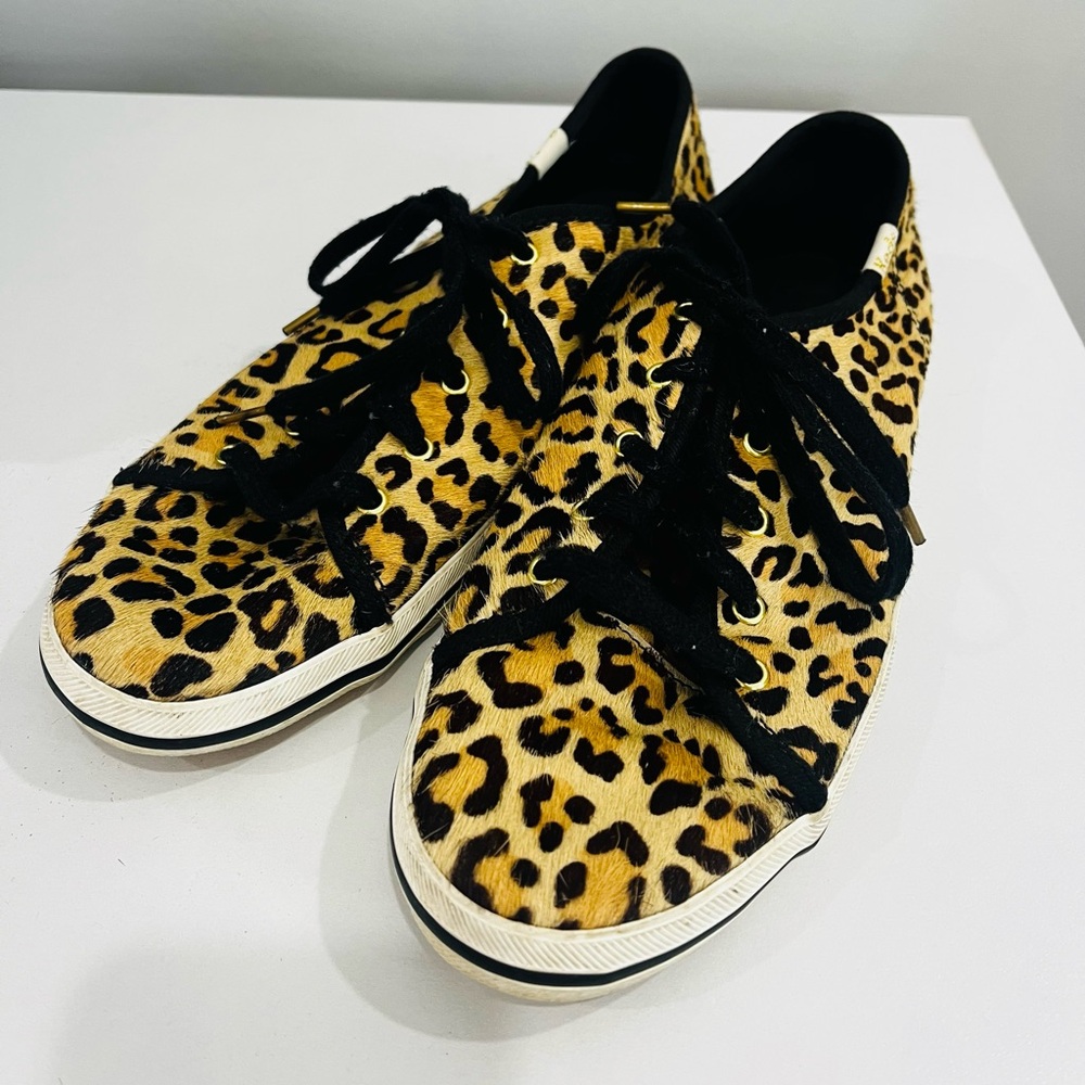 Kate Spade Keds Leopard Print Sneakers